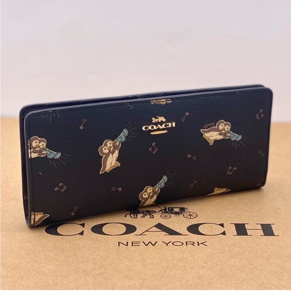 Coach Black Wallet with Owl Design - Picture 6 of 10